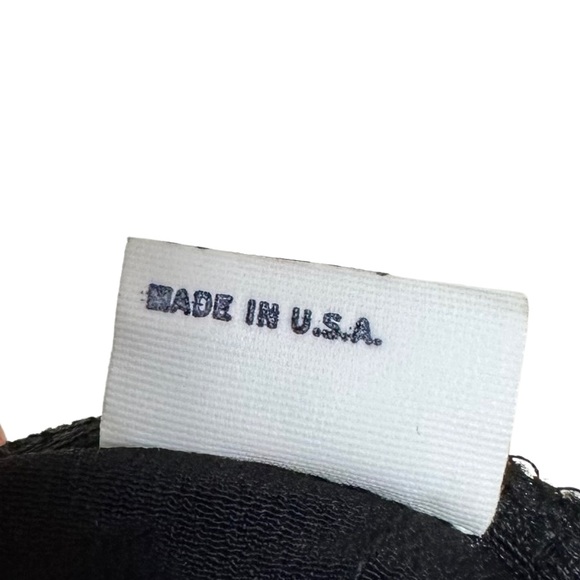 Regina Kravitz Vintage Black 80s Padded Shoulder Cutout Back Peplum Dress Size 8 - Picture 10 of 10